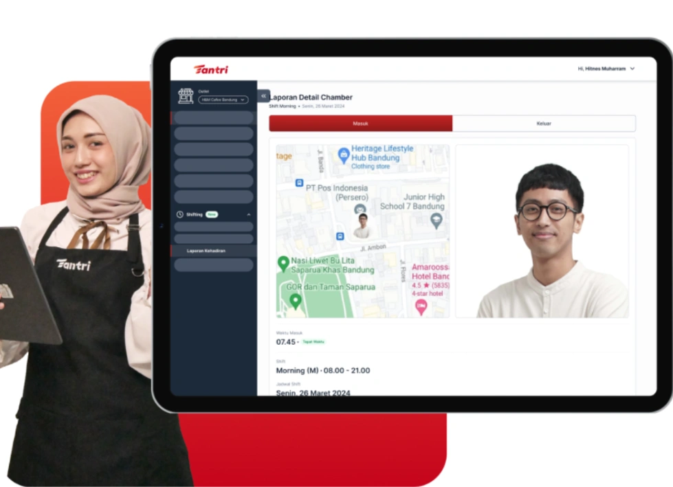 cara catat absensi karyawan di aplikasi kasir