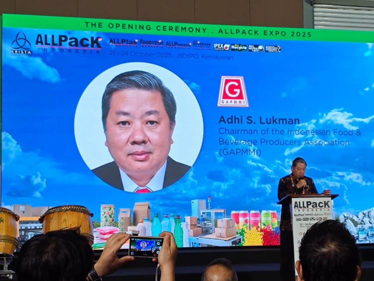 Ketua Gabungan Produsen Makanan dan Minuman Indonesia (GAPMMI) Adhi S. Lukman