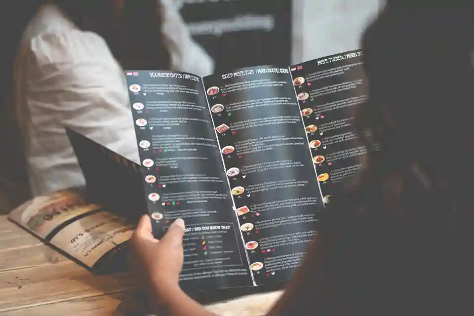 Bundling Menu